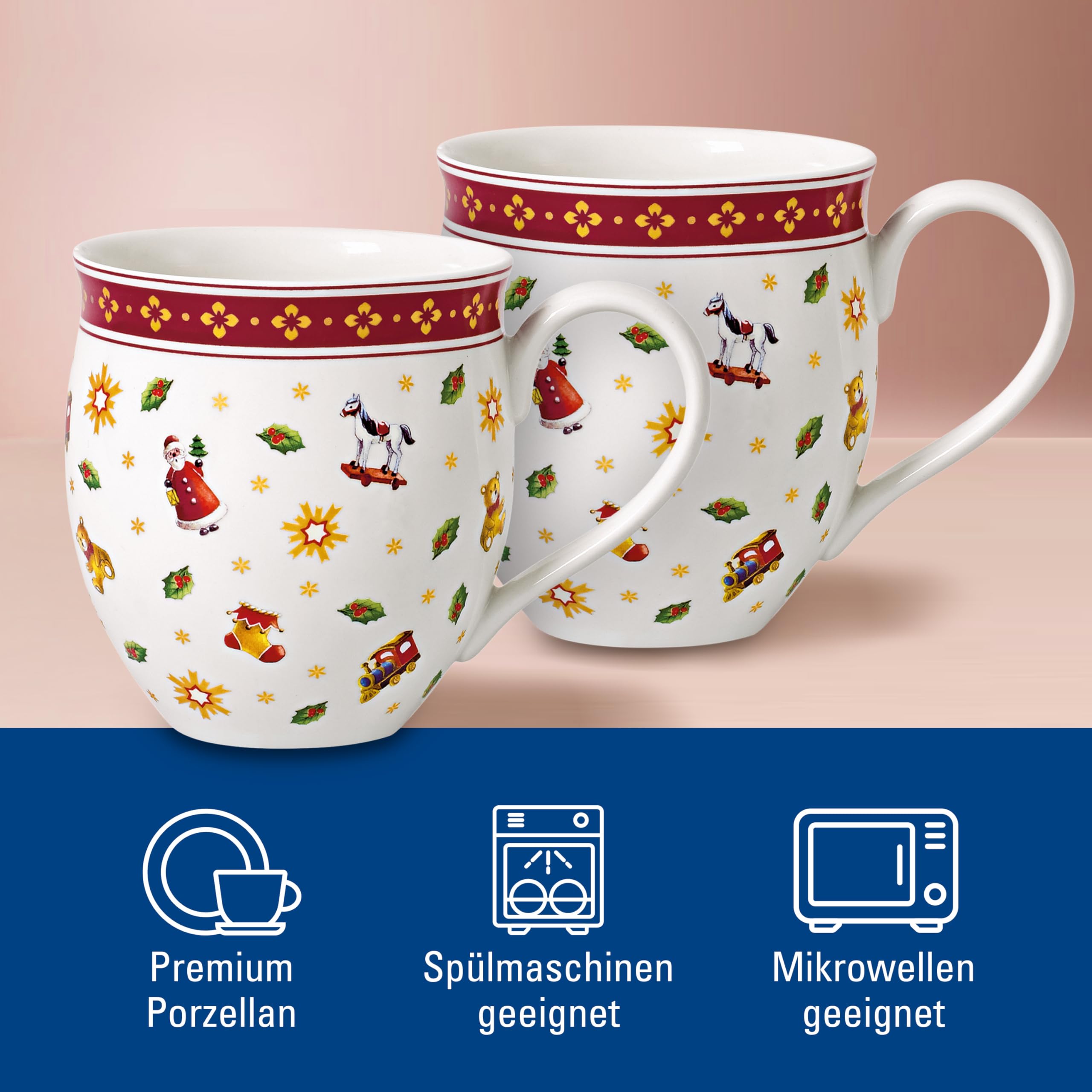 Amazon.com: Villeroy & Boch Delight 2-Pieces Mug Set, 2 Count
